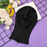 BDSMaster Cagoule avec zip Open n°2 Noire